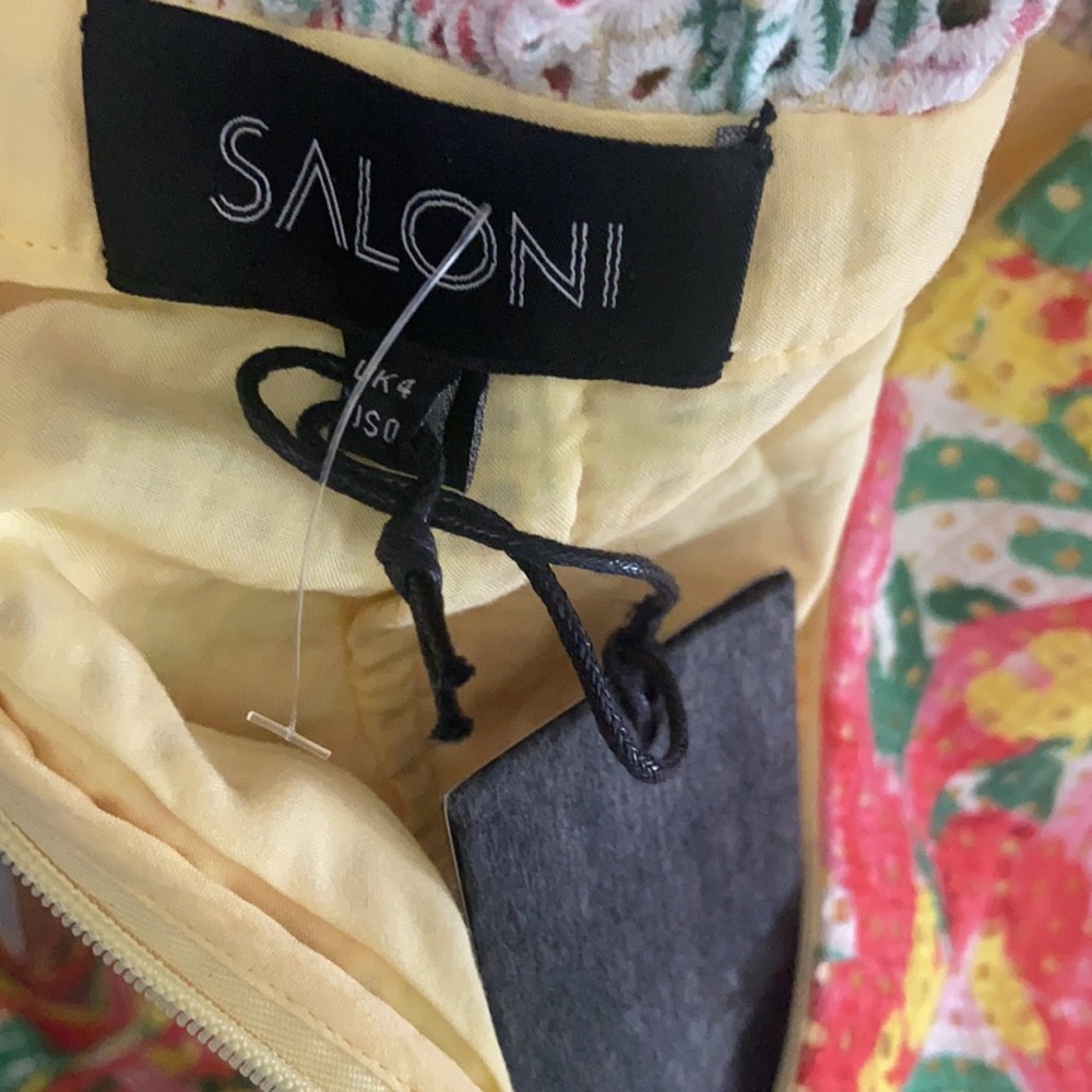 Saloni Grace Off Shoulder Ruffle Dress - Picture 12 of 14
